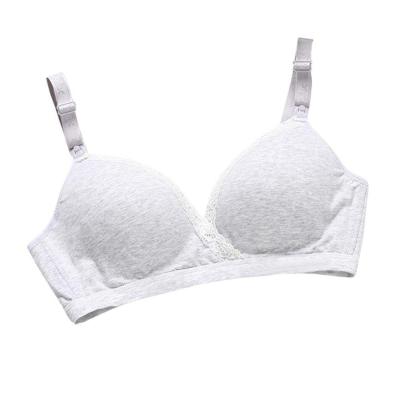 China Viable Plus Size Breastfeeding Wireless Nursing Bra Breathable Women Full Figures Soft Maternity Bra for sale