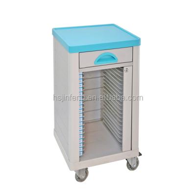 China Hot Sale Hospital Medical Trolley Hospital Record Folder Medical Trolley for sale