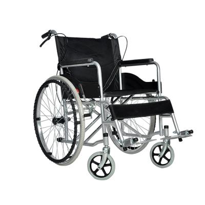 China OEM Comfortable Transport Folding Wheelchair Commode Chair With Wheels Travel Portable Manual Wheelchair for sale