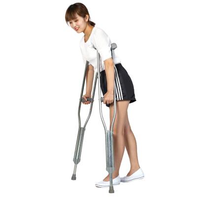 China Convenient Adjustable Medical Aluminum Alloy Elbow Supports / Walking Crutch For Patient for sale