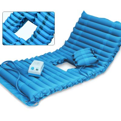 China Foldable Medical PVC Inflatable Bubble Air Mattress Hospital Bed Anti Decubitus Mattress With Pump for sale