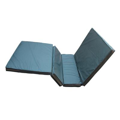 China Foldable Hospital Bed Mattress 4-Folding Foam Bed Soft Waterproof Mattress for sale