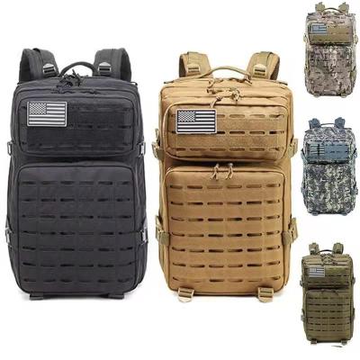 China Waterproof 2022 New 45L Nylon OEM Military Tactical Backpack Shoulder Bag Color Selection Multiple Logo Custom Color for sale