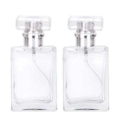 China Wholesale New Custom Cosmetic 30ml 50ml 100ml Glass Perfume Bottle Black Or Transparent for sale