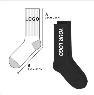 China Senweite Custom Made 2021 High Quality Custom Made Crew Socks Logo Socks Logo Customize Socks for sale