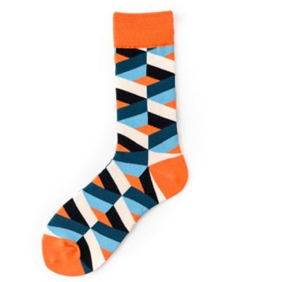 China Logo Accept Rosso Linking New Customized QUICK DRY Design Mens Printed Socks for sale