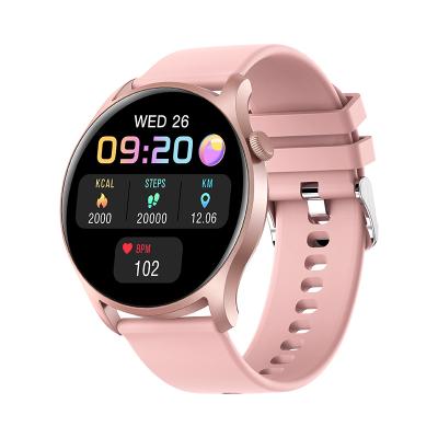 China Touch Screen Women Smart Watch KC08 Customize Lady Fitness Tracker Men Smart Watch for sale