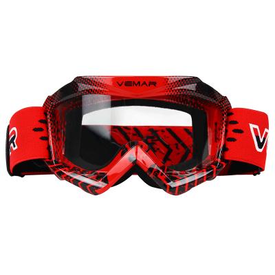 China VEMAR Dustproof Bicycle Dust Protection Sports Motorcycle Riding Off-Road Racing Children's Glass Goggles for sale