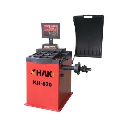 China KH-520 Auto Car Wheel Balancer With Switch And Balancer Wheel Pedal Brake Tire Balancing Machine 920*650*1050MM for sale