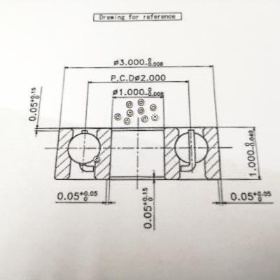 China Mobile 1*3*1 Miniature Micro Full Ball Bearing 681 with Clearance C3 and High Precision zu verkaufen