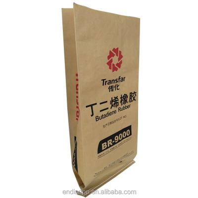 China 25kg Industrial 3 Layer Paper Kraft Sack Pp Woven Cement Bag Custom Size For Sale zu verkaufen