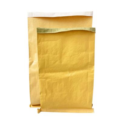 China Manufacture Of Bag Kraft Paper Cement Packaging Laminated Pp Woven Cement Bag en venta