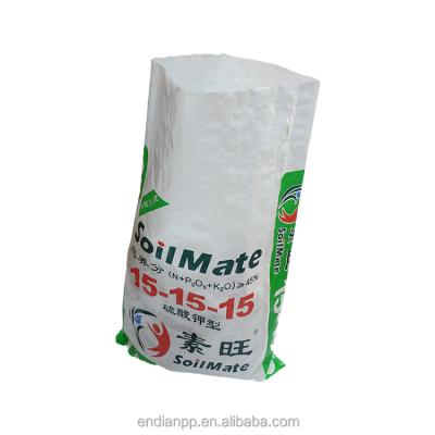 China Fertilizer Woven Sacks Laminated PP Woven Bag 25kg Fertilizer/Feed/Chemical/Seasoning/Food for sale