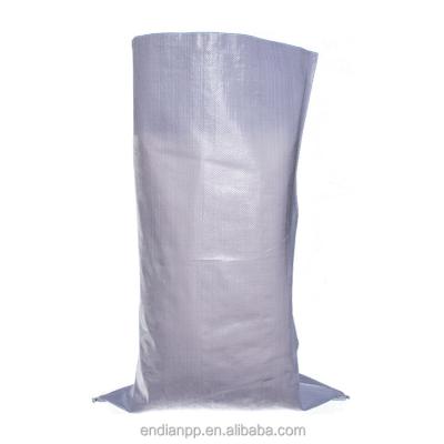 China Colorful Printing Plastic Fertilizer Sack Pp Woven Bag With Pe Liner Heat Cut Open Top for sale