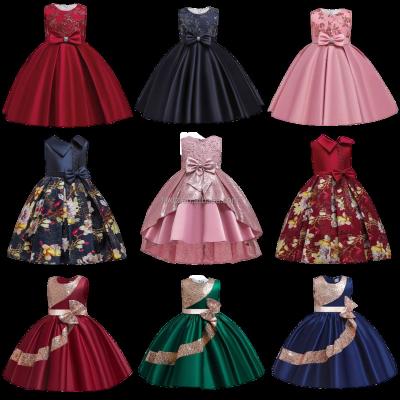 China 2022 manufacturers hot little princess Anti-wrinkle dress wedding dress lace party girl birthday dress China export for sale