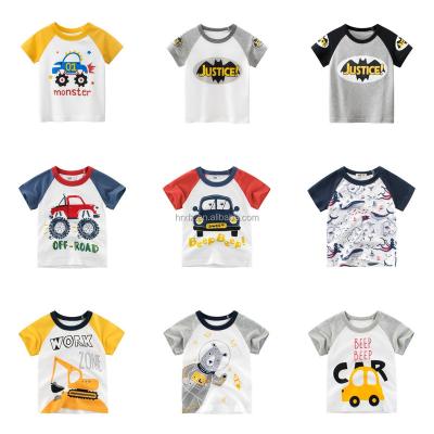 China Wholesale Thin Anti-Shrink T-shirt Boys And Girls Summer Cotton T-shirt Pure Color Half Sleeve Short Sleeve for sale