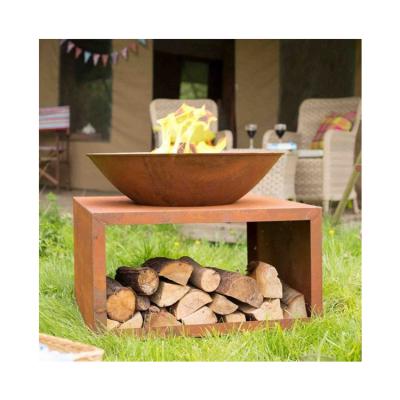 China Custom Stocked Garden BBQ Fire Pits Rustic Pit Pit BBQ Fire pit and Fire Brazie Brazier Sizes Patio for sale