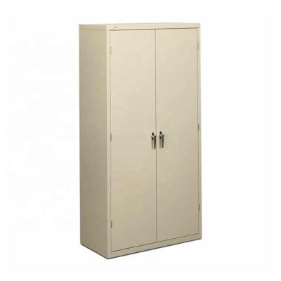 China Pcapacity Custom Expandable Iron Closet Stainless Steel Office Storage Cabinet Swing Doors Metal Material File Storage Cabinet for sale