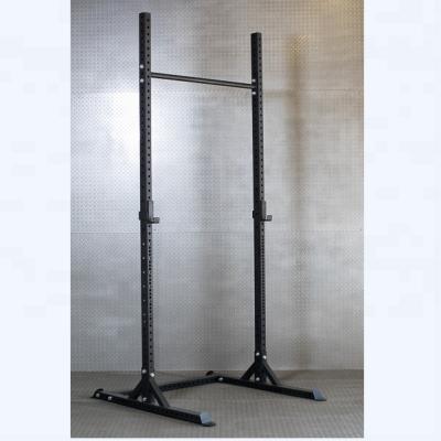 China Steel Tube Adjustable Squat Rack w/Spotter Arm & Pull Up Bar 2