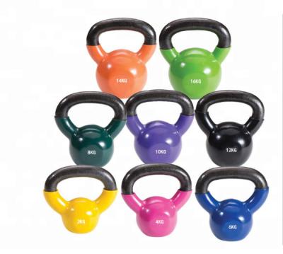 China Titanium Strength Training Cross Training, Swings, Workout and Exercise Muscle Body Vinyl Coated Kettlebell Ti-KB003 for sale