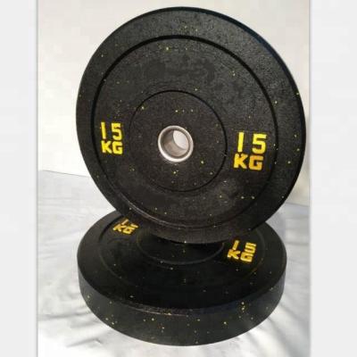 China High Quality Weightlifting Solid Black Rubber Dish TSS-PL001 for sale