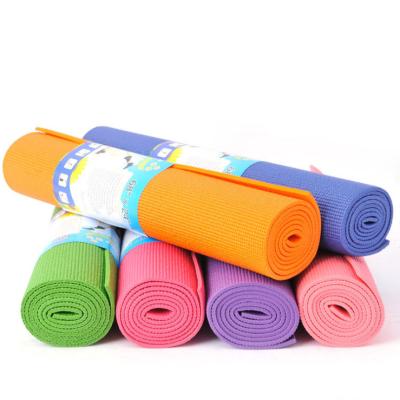 China Wholesale Anti Slip Design Gym Fitness Yoga Pilates 6mm PVC Eco-friendly PVC Yoga Mat Non Slip Design Lightweight PVC Eco-friendly Yoga Mat Non For Women for sale