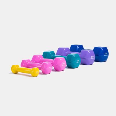 China Vinyl Multiple Sizes Vinyl Dumbbells Multiple Colors Handheld Dumbbell for sale