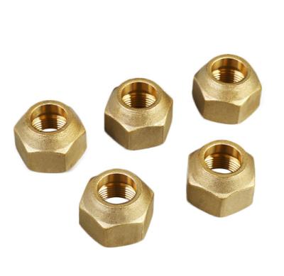 China Pipe Lines Connect Custom Brass Forged Pipe Fitting Flare Nut for sale