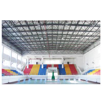 China Safety Space Frame Structure Stadium Football Bleachers Lightweight Steel Roof Construction for sale