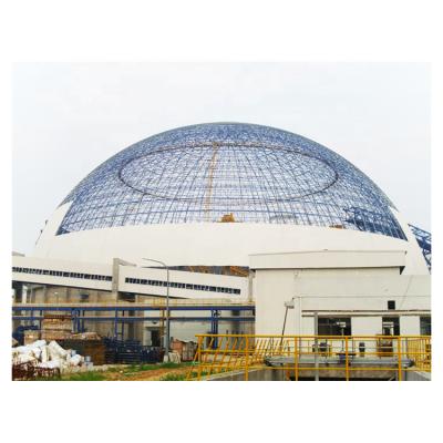 Cina ThyssenKrupp Dome Structure Space Frame Dome Slag Storage Coal Storage Roof Structural Steel Building in vendita