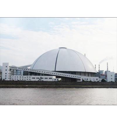 Chine Structural Roofing Customized Steel Space Frame Dome Coal Storage Shed Dome Slag Storage Shed à vendre