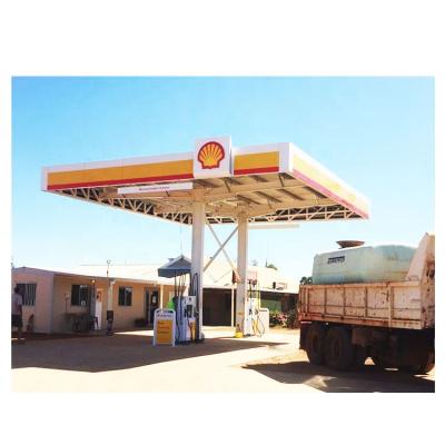 Cina Steel structure gas station gas station cng gas station structural covering canopy in vendita