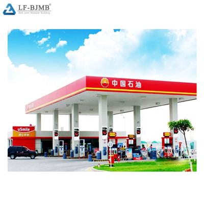 Chine IF-BJMB Structural Steel Structure Gas Filling Station Roofing à vendre