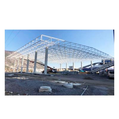 Chine Structural Roofing SI Steel Structure Gas Filling Space Frame Station Roof à vendre