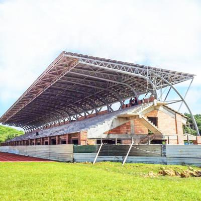 中国 Bleacher Light Space Frame Stadium Bleachers Gymnasium Prefab Steel Roofing 販売のため