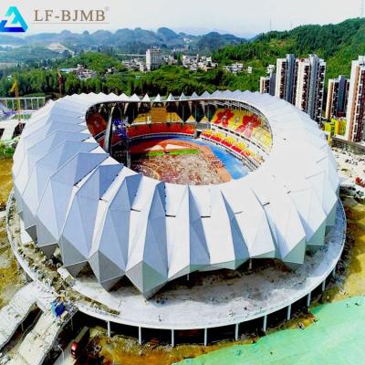 中国 Structural Roofing Design Prefabricated Steel Structure Football Stadium 販売のため