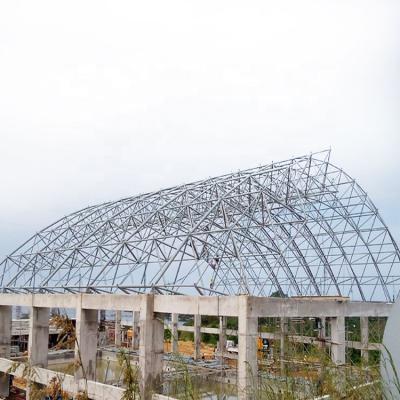 China Long Span Steel Frame Structure Structural Swimming Pool Roof Roof Te koop