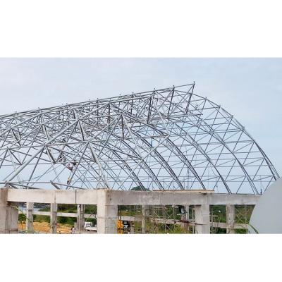 China Steel Structure Tempered Glass Roof Structural Swimming Pool Roof Covering Cover Te koop