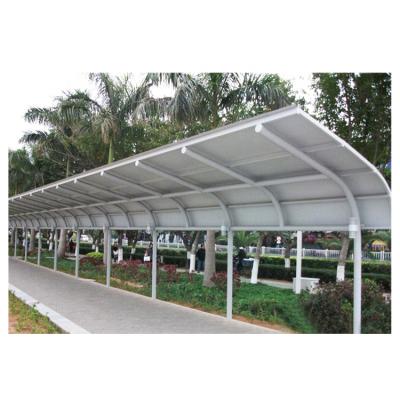 中国 Structural Roofing Galvanized Lightweight Steel Grade Prefab Garages Car Parking Canopy 販売のため