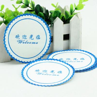 China Environmental Water Absorbent Coasters , Disposable Coasters For Drinks for sale