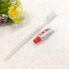 China Free Samples Disposable Toothbrush Kit , Folding Travel Toothbrush For Travel / Hotel for sale