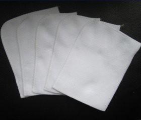 China Cotton Hotel Shoe Cleaning Cloth , White Shoe Buffing Cloth With Logo Printed for sale