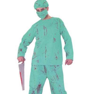 China Adults Blood Doctor Cosplay Party Polyester Halloween Costume--HSG8668 for sale