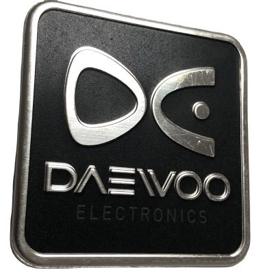 China Europe aluminum printing and stamping 3D logo nameplate for sale