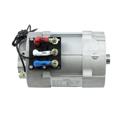 China Waterproof 3KW 48V AC Traction Induction 3 Phase AC Motor For Electric Golf Car Kit for sale