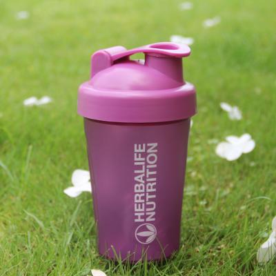 China Viable Shaker Bottle Plastic Gym Dedicated Protein Shaker With Stirring Ball Water Shaker for sale