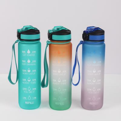 China Custom Logo Gym Water Bottle For Fitness Water Bottle Viable Custom Bpa Free Plastic Protein Water Bottle for sale