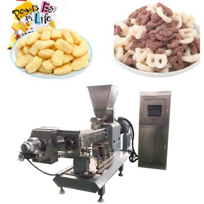 China Puffed corn chips snack making machine drier machine for snack puff corn snack machine equipment Te koop