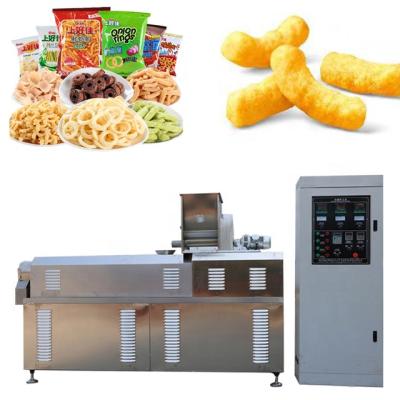 China Slanty Snacks Nacho Making Machine Food Snacks Production Line Puffed Food Extruder Puff Snacks Machine Rice Corn Puffed Corn Snacks Machine puff of rice food extruder Te koop