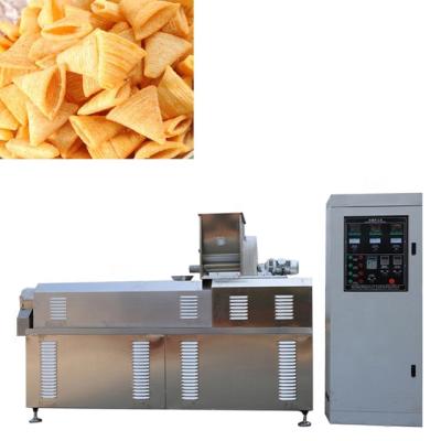 China Slanty Snacks Nacho Making Machine Food Snacks Production Line Fried Bugle Machine Salad Bugle Corn Chips Extruding Production Line Fried Snacks Pellet Line à venda